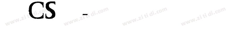 文鼎 CS 粗宋字体转换